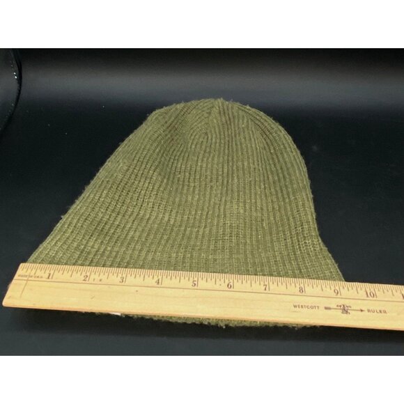 Burton Snowboard Polylana Forest Green Beanie Ski Hiking Outdoors Vintage - Picture 2 of 8